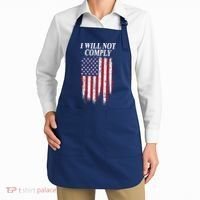 Medical Freedom I Will Not Comply No Mandates Apron thumb 2