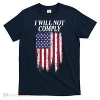 Medical Freedom I Will Not Comply No Mandates T-Shirt thumb 0