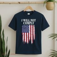 Medical Freedom I Will Not Comply No Mandates T-Shirt thumb 2
