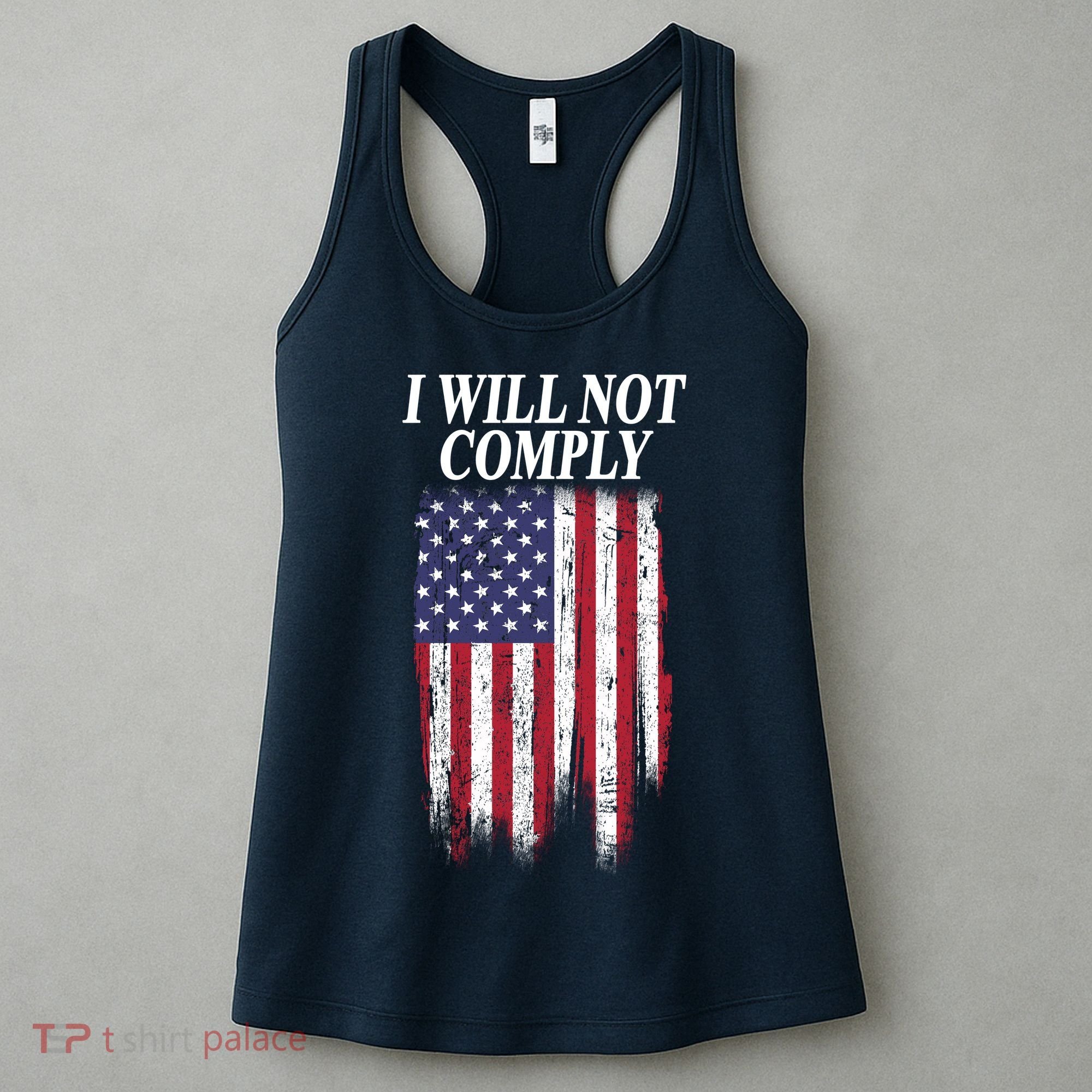 Medical Freedom I Will Not Comply No Mandates Women's Tank Top