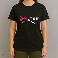 Mrs. Fix It For Handywoman Or Wife Who Likes To Fix T-Shirt thumb 4