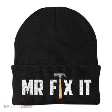 Mr Fix It Dad FatherS Day Hand Tools Papa Daddy Funny Beanie