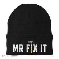 Mr Fix It Dad FatherS Day Hand Tools Papa Daddy Funny Beanie thumb 0