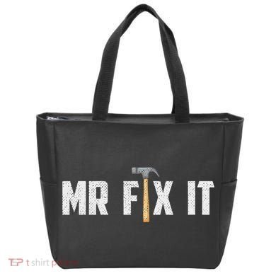 Mr Fix It Dad FatherS Day Hand Tools Papa Daddy Funny Tote Bag