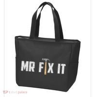 Mr Fix It Dad FatherS Day Hand Tools Papa Daddy Funny Tote Bag thumb 3