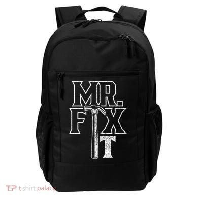 Mr Fix It Repair Overhaul Fixing Handy Gift Backpack