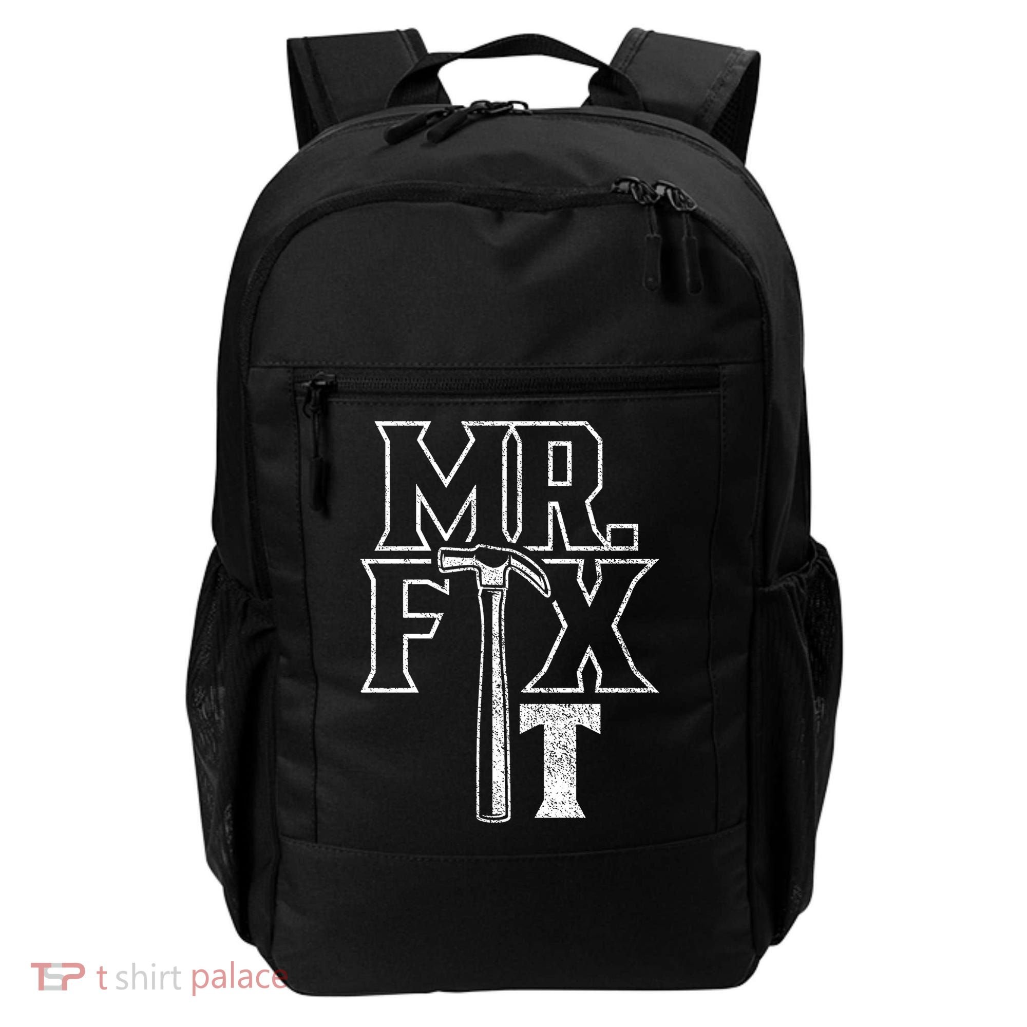 Mr Fix It Repair Overhaul Fixing Handy Gift Backpack