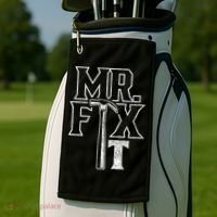 Mr Fix It Repair Overhaul Fixing Handy Gift Golf Towel thumb 2