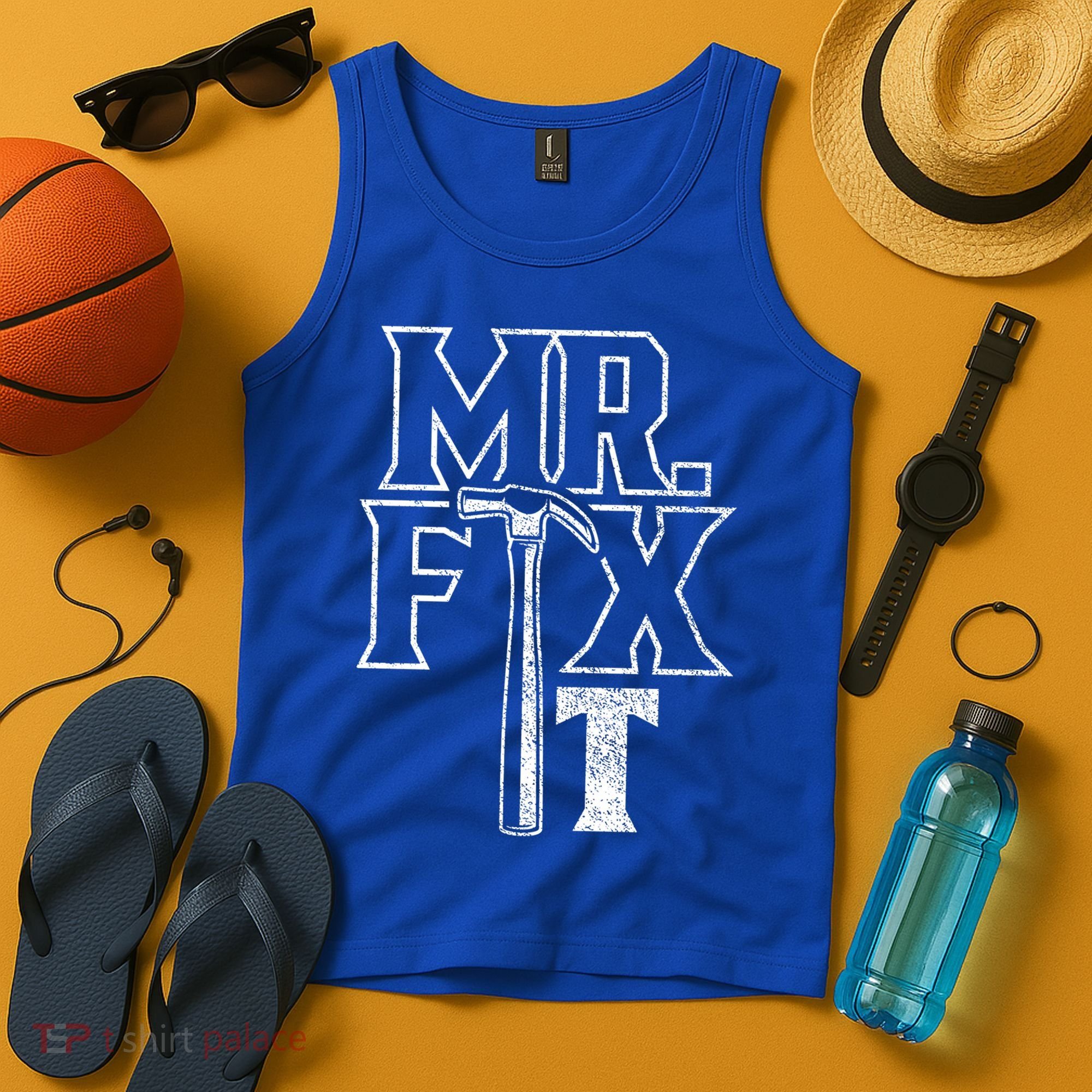 Mr Fix It Repair Overhaul Fixing Handy Gift Tank Top