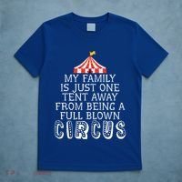 My Family Is Just One Tent Away From Circus Sarcastic Parent Cute Gift T-Shirt thumb 5