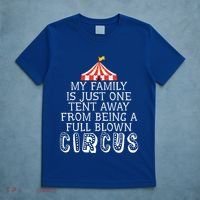 My Family Is Just One Tent Away From Circus Sarcastic Parent Cute Gift T-Shirt thumb 5