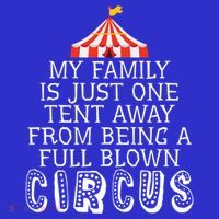 My Family Is Just One Tent Away From Circus Sarcastic Parent Cute Gift T-Shirt thumb 7