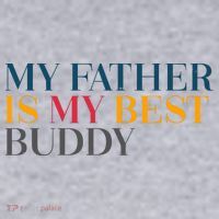 My Father Is My Best Buddy Cute Women's Sweatshirt thumb 2