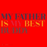 My Father Is My Best Buddy Cute Santa Hat thumb 1