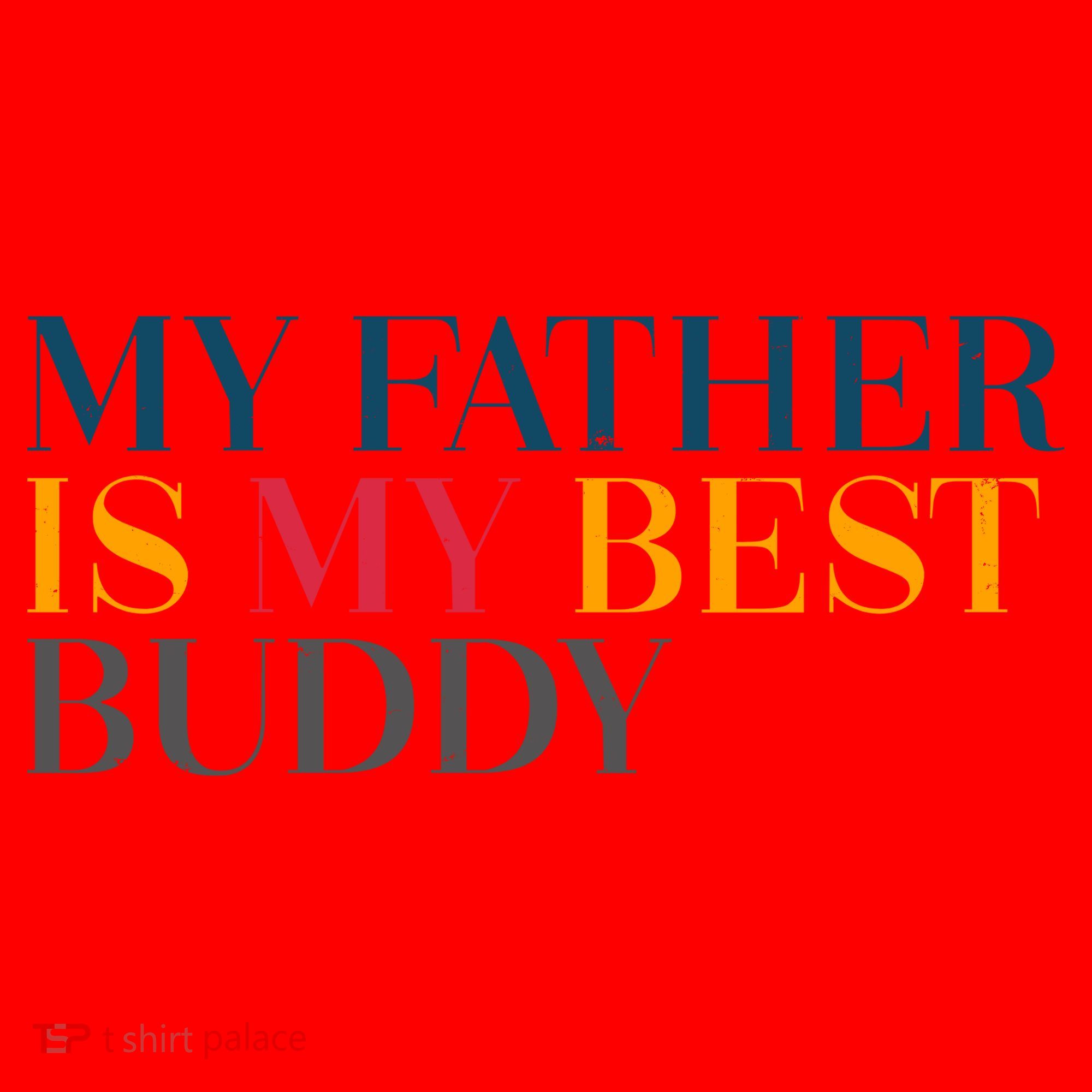 My Father Is My Best Buddy Cute Santa Hat
