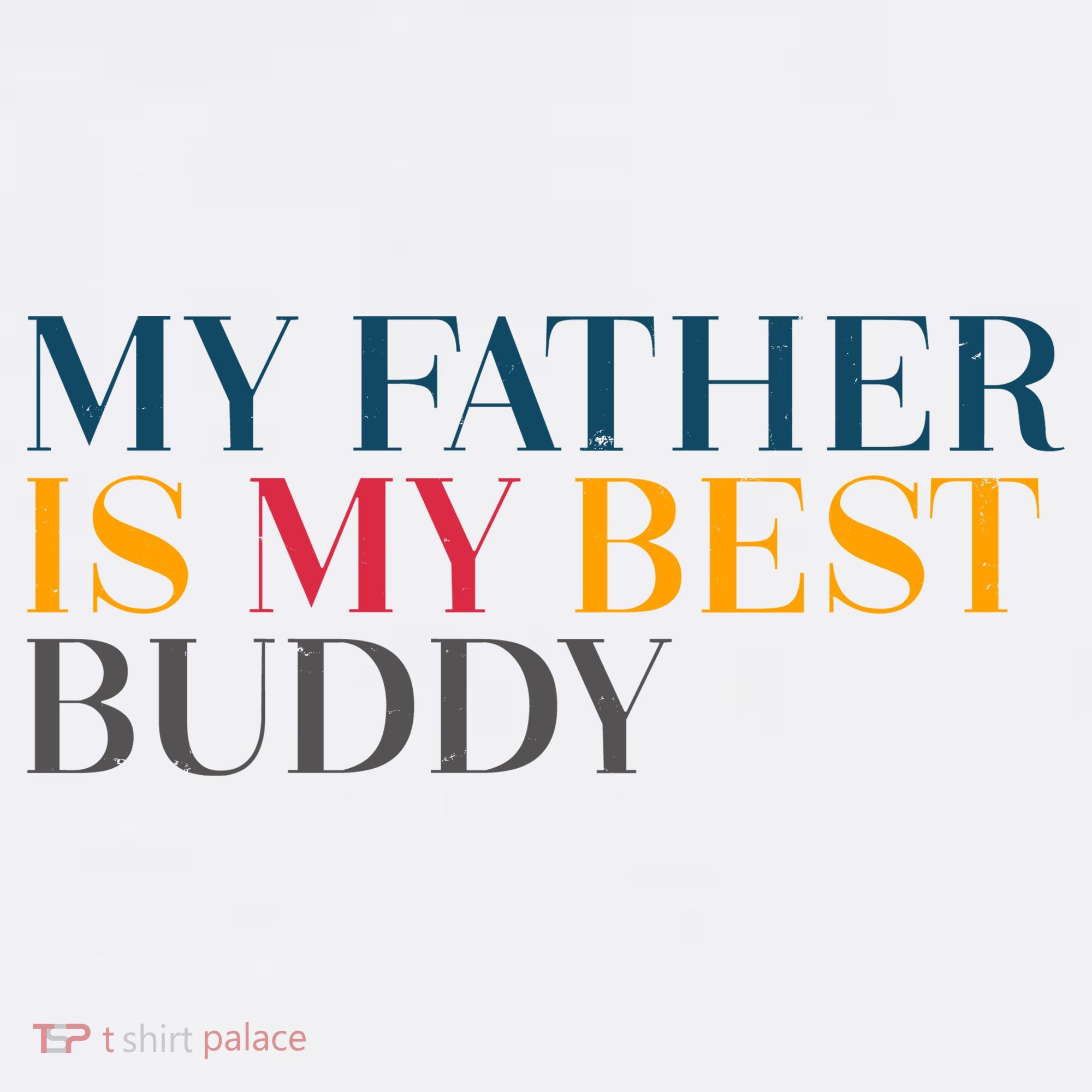 My Father Is My Best Buddy Cute Women's Hoodie