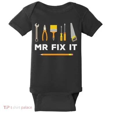 Mr Fix It Handyman Baby Bodysuit