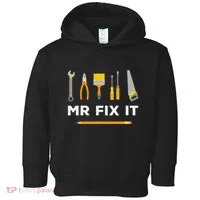 Mr Fix It Handyman Toddler Hoodie thumb 0