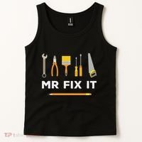 Mr Fix It Handyman Tank Top thumb 2