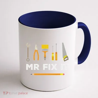 Mr Fix It Handyman Coffee Mug back