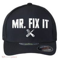 Mr Fix It Funny Cool Gift Flexfit Unipanel Trucker Cap thumb 0