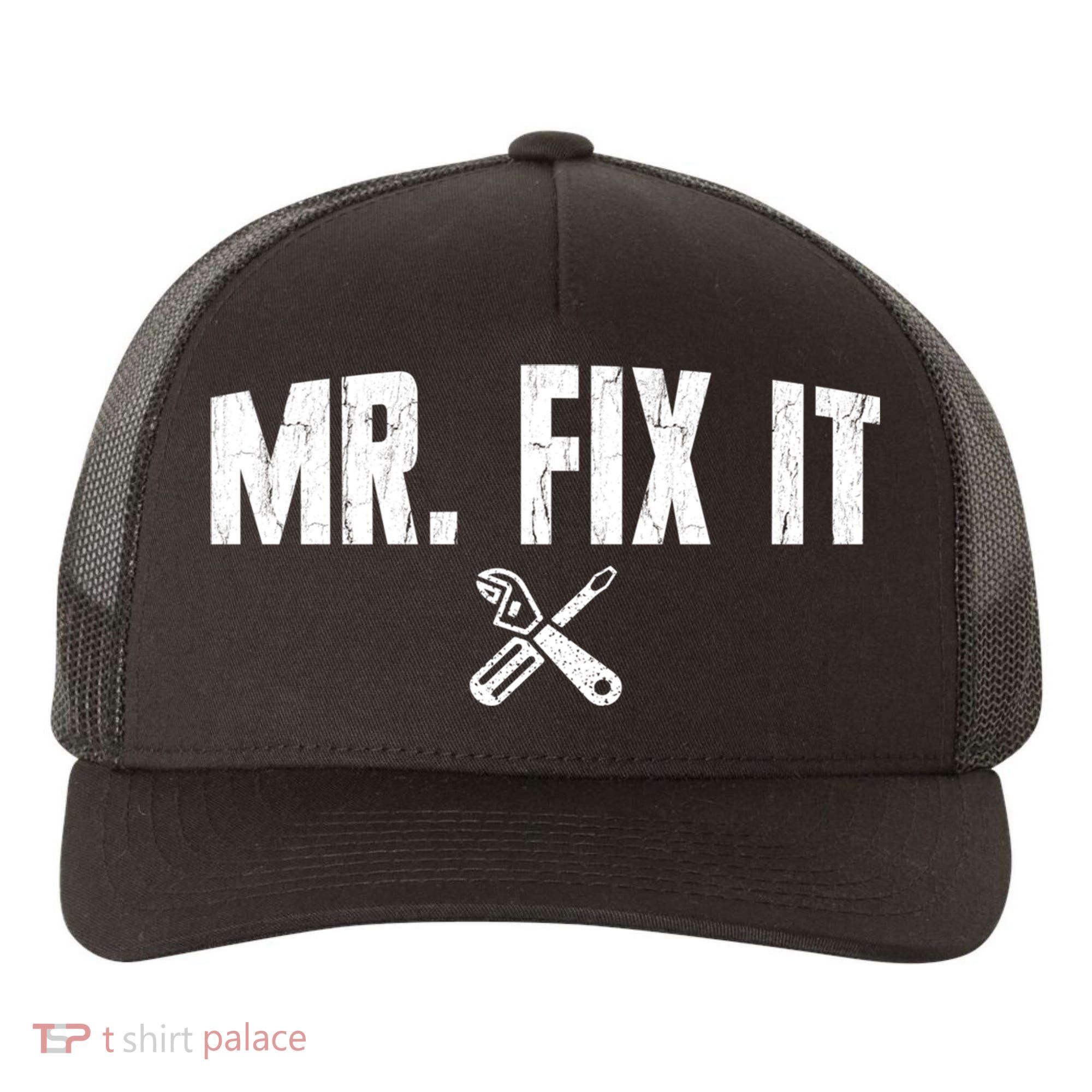 Mr Fix It Funny Cool Gift Yupoong Adult 5-Panel Trucker Hat