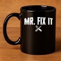 Mr Fix It Funny Cool Gift 11oz C Handle Ceramic Mug thumb 4