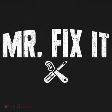 Mr Fix It Funny Cool Gift Flat Bill Trucker Hat