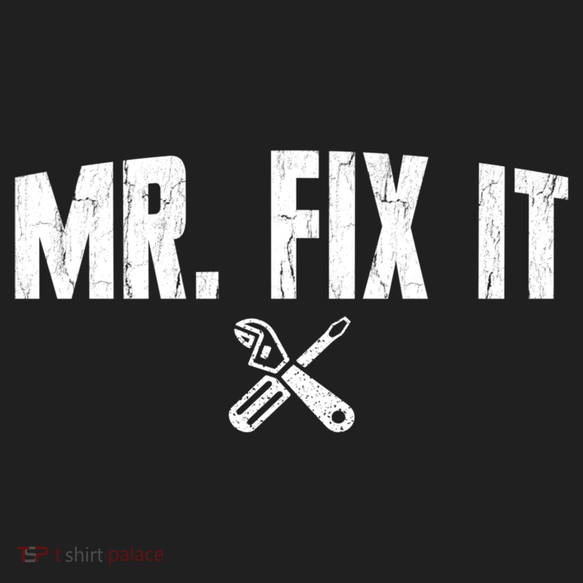 Mr Fix It Funny Cool Gift Urban Oversized Heavyweight T-Shirt