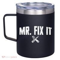 Mr Fix It Funny Cool Gift 12oz Stainless Steel Coffee Mug thumb 2
