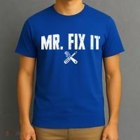 Mr Fix It Funny Cool Gift T-Shirt thumb 3