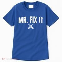 Mr Fix It Funny Cool Gift Tall T-Shirt thumb 0