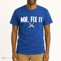 Mr Fix It Funny Cool Gift Tall T-Shirt thumb 2