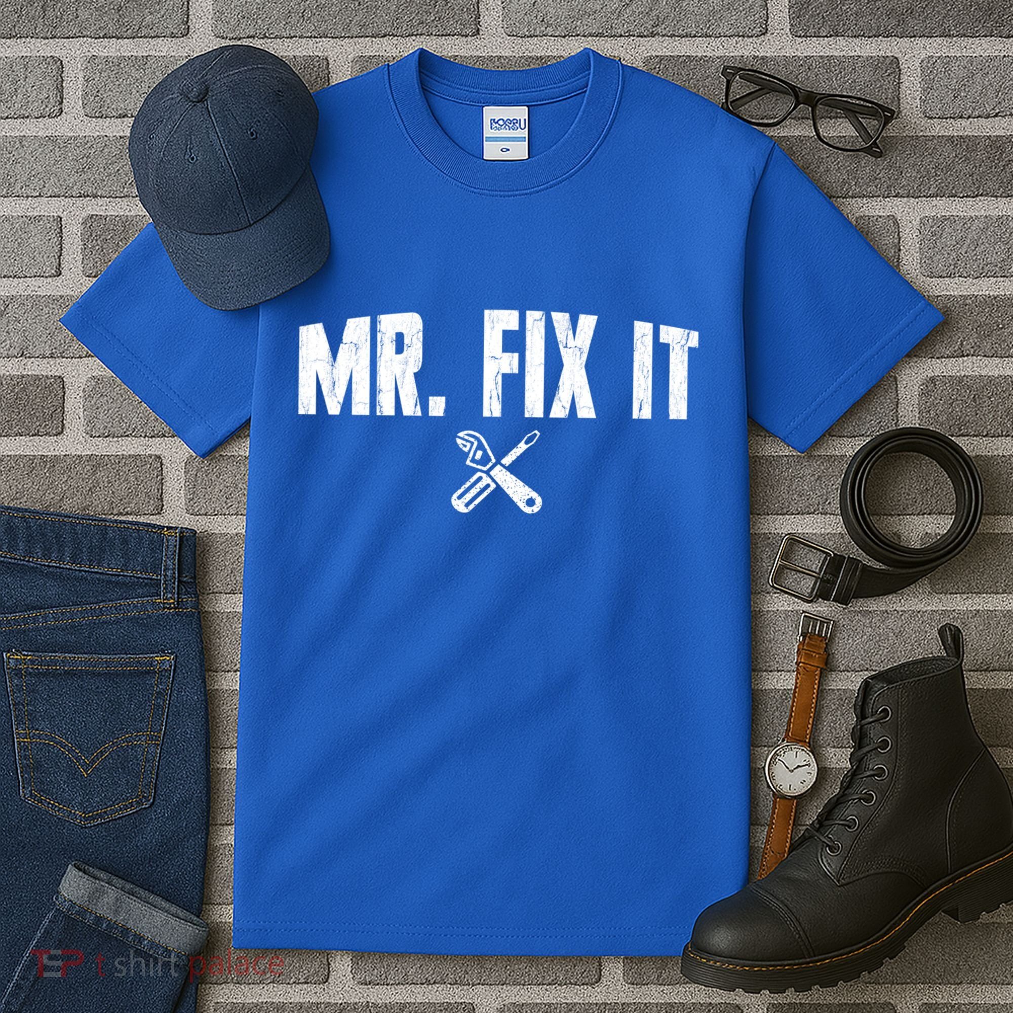Mr Fix It Funny Cool Gift Tall T-Shirt