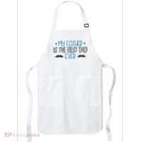 My Father Is The Best Dad Ever Mustache Apron thumb 0