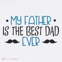 My Father Is The Best Dad Ever Mustache Apron thumb 3