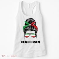 MahsaAmini Free Iran Women Life Freedom Protest Women's Tank Top thumb 0