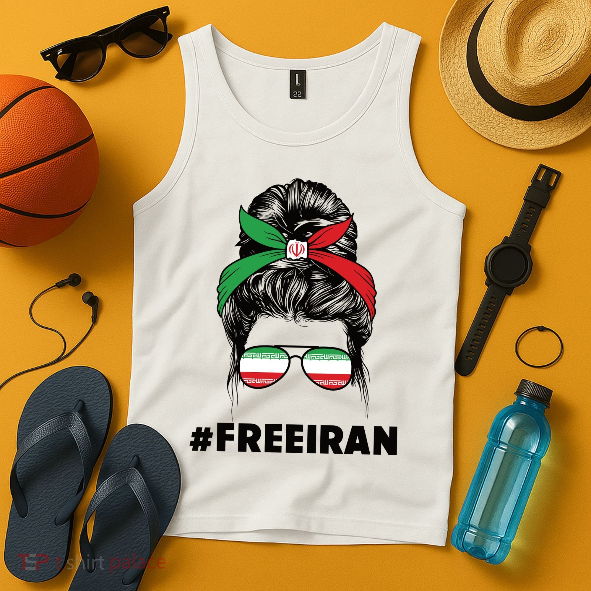 MahsaAmini Free Iran Women Life Freedom Protest Tank Top
