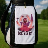 Mr Fix It Golf Towel thumb 2