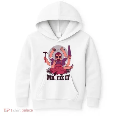 Mr Fix It Kids Hoodie