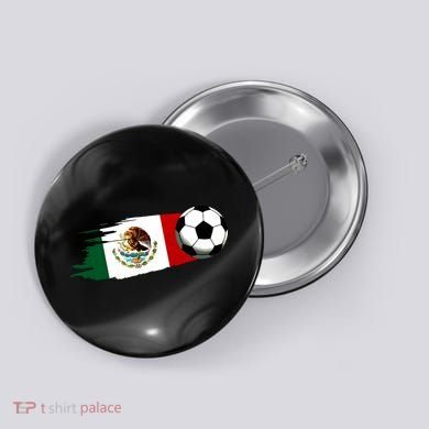 Mexico Flag Jersey Mexican Soccer Team Mexican Button