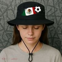 Mexico Flag Jersey Mexican Soccer Team Mexican Bucket Hat thumb 3