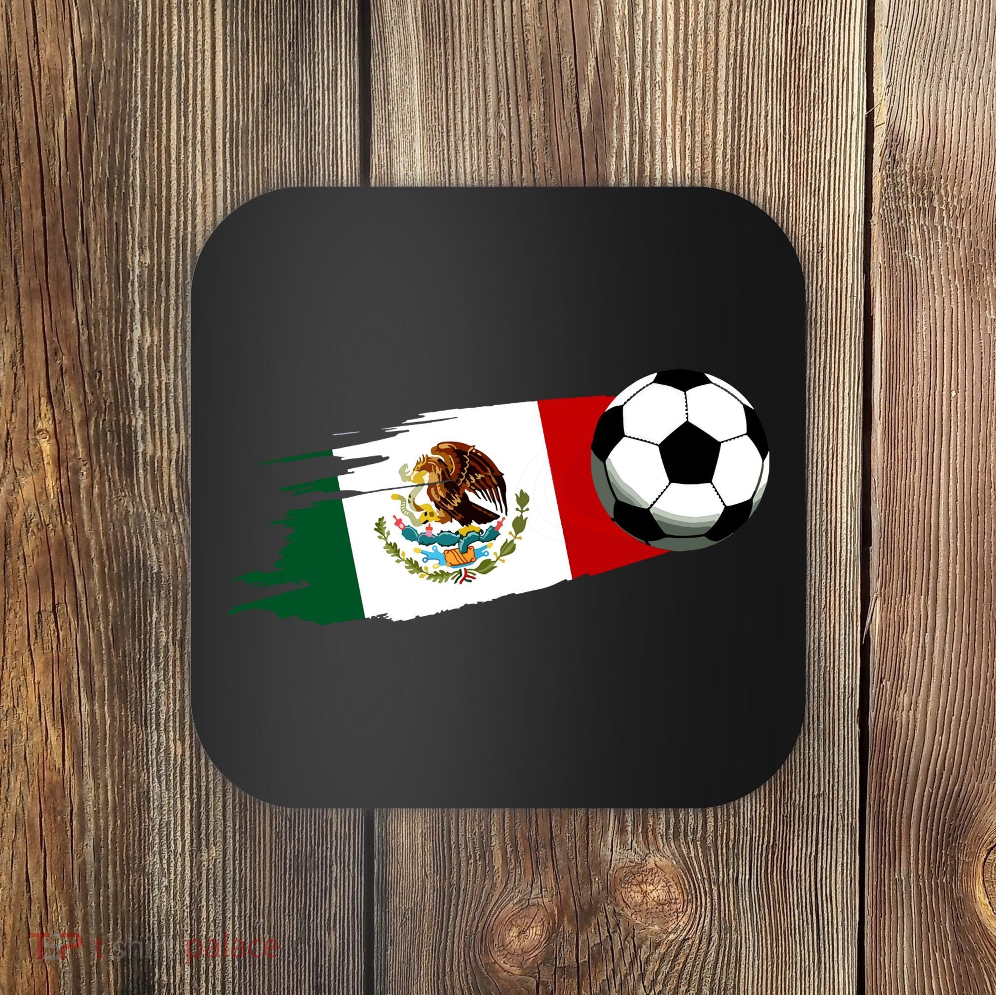 Mexico Flag Jersey Mexican Soccer Team Mexican Coaster