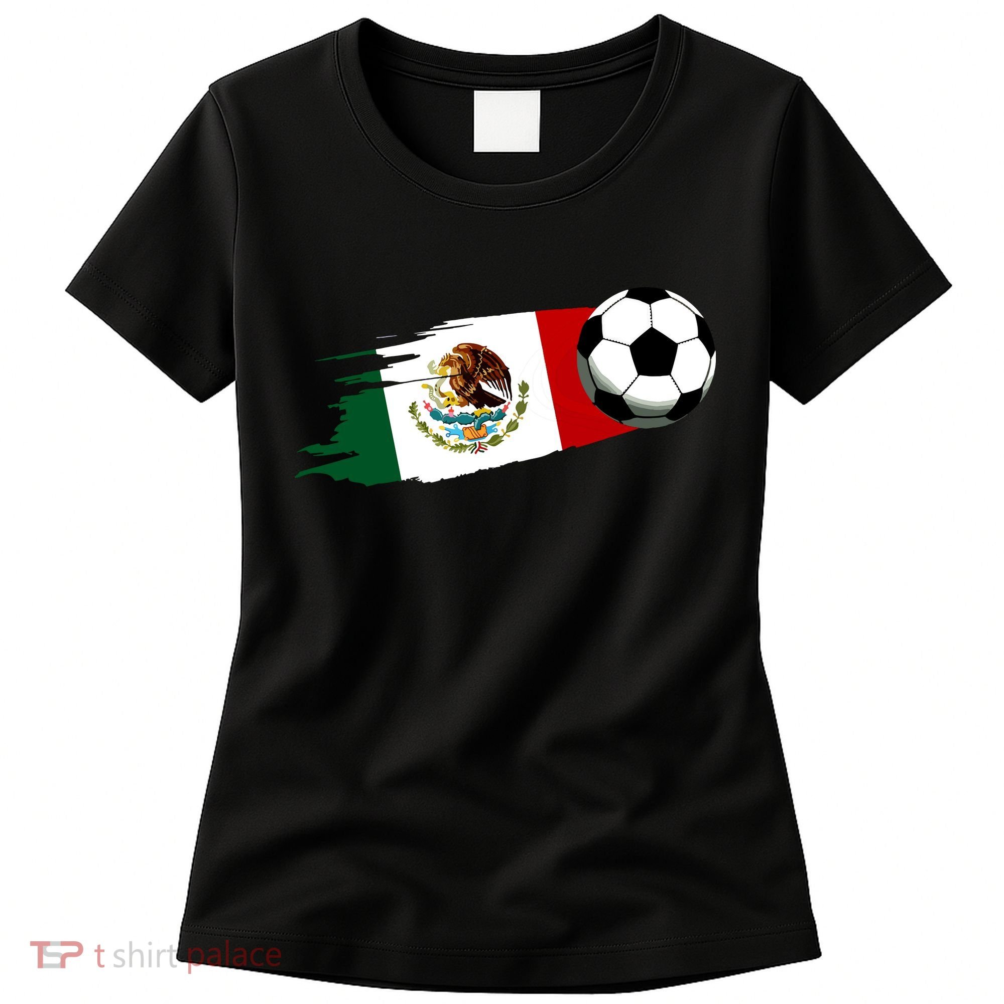 Mexico Flag Jersey Mexican Soccer Team Mexican Women's T-Shirt