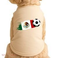 Mexico Flag Jersey Mexican Soccer Team Mexican Doggie Tank thumb 0