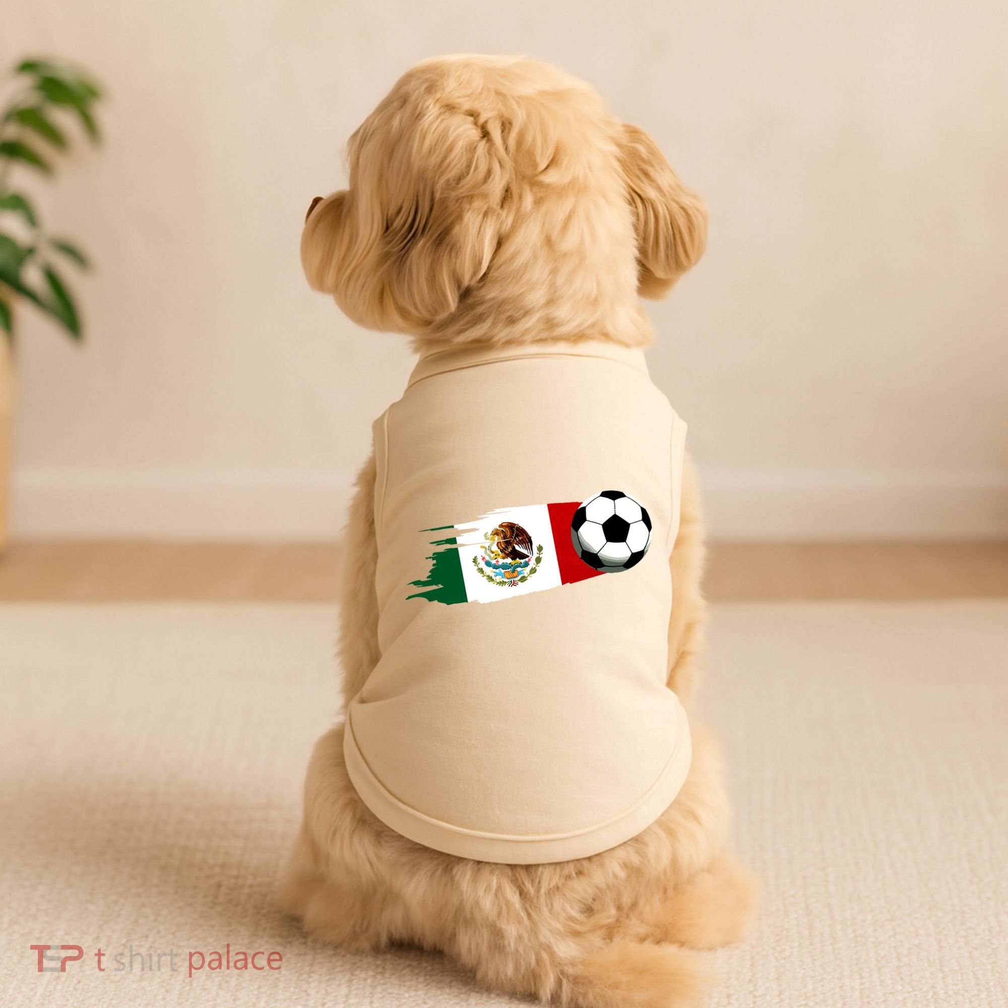 Mexico Flag Jersey Mexican Soccer Team Mexican Doggie Tank