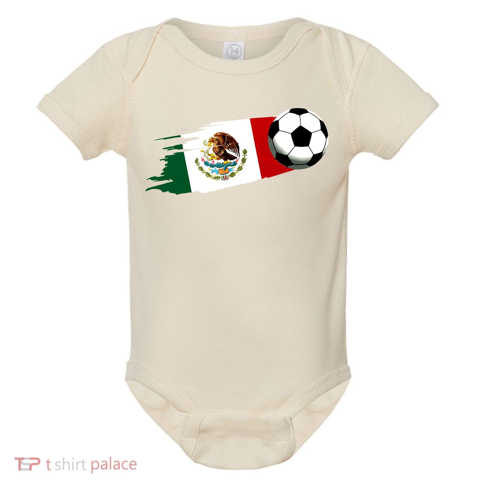 Mexico Flag Jersey Mexican Soccer Team Mexican Baby Bodysuit