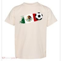 Mexico Flag Jersey Mexican Soccer Team Mexican Toddler T-Shirt thumb 0