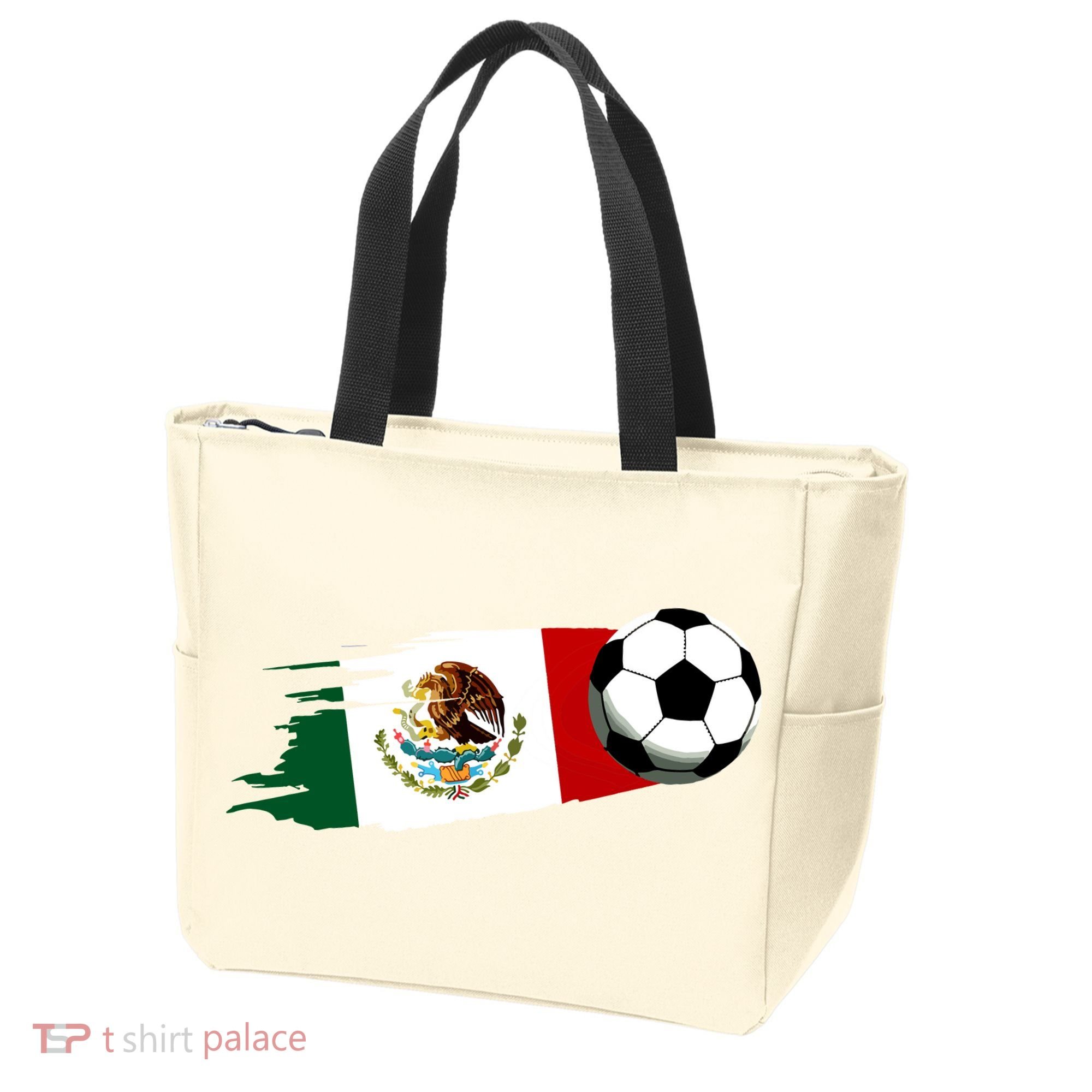 Mexico Flag Jersey Mexican Soccer Team Mexican Tote Bag