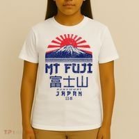 Mt. Fuji Japan Vintage Retro Souvenir Tokyo Japanese T-Shirt thumb 4